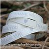 Order Wedding Owl Ribbon - Thank You Bridal White